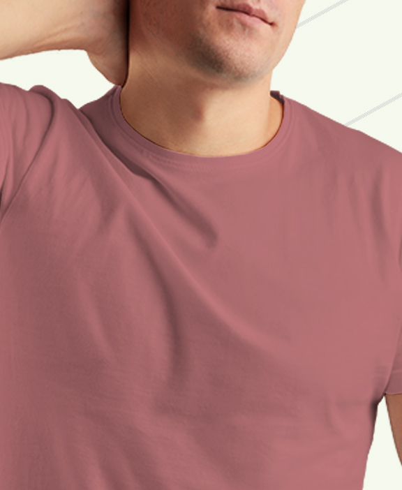 Peach T-shirt for man - Image 3