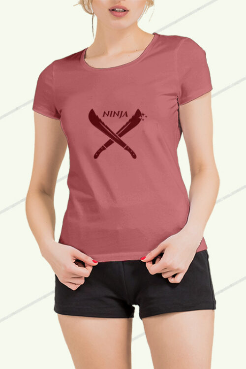 Peach T-Shirt for Woman