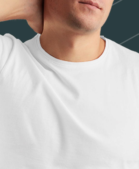 White T-shirt for man - Image 3