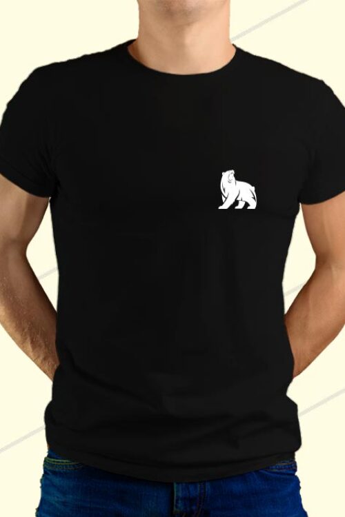 Bear T-shirt Black For Man