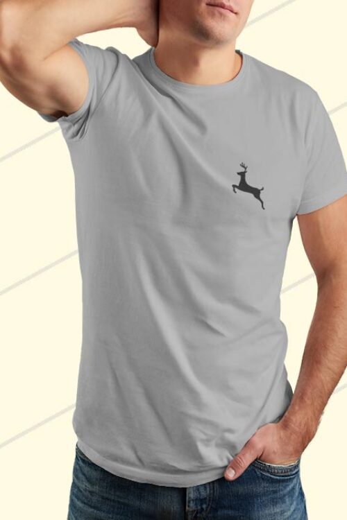 Classy Deer T-shirt Gray