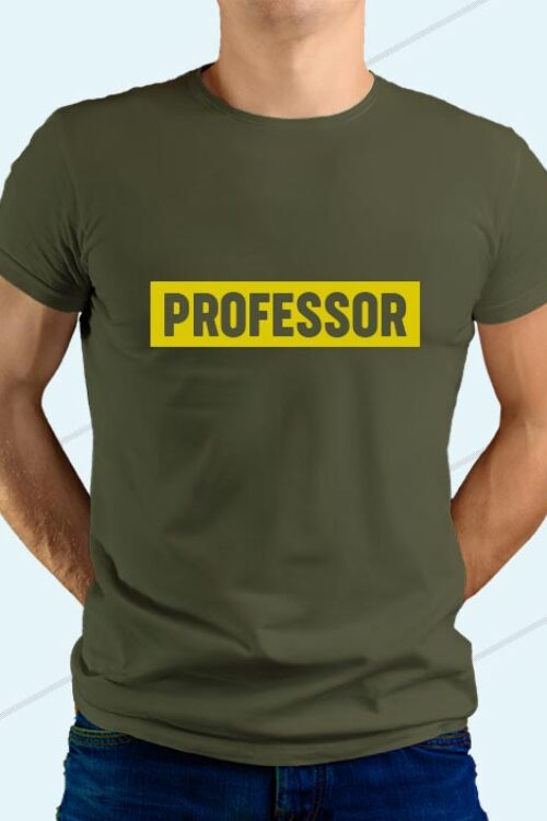 Professor Smart T-shirt Green Olive