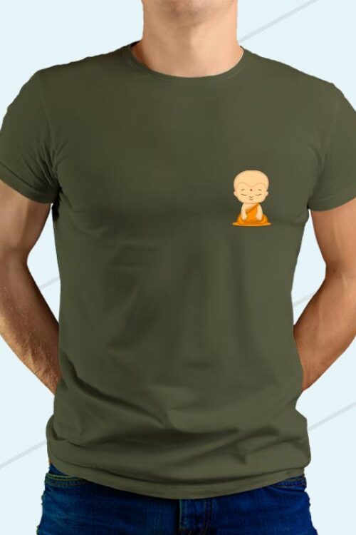 Buddha T-shirt Green Olive