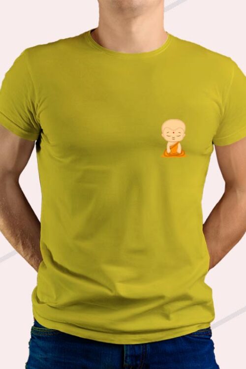 Buddha T-shirt Mustard