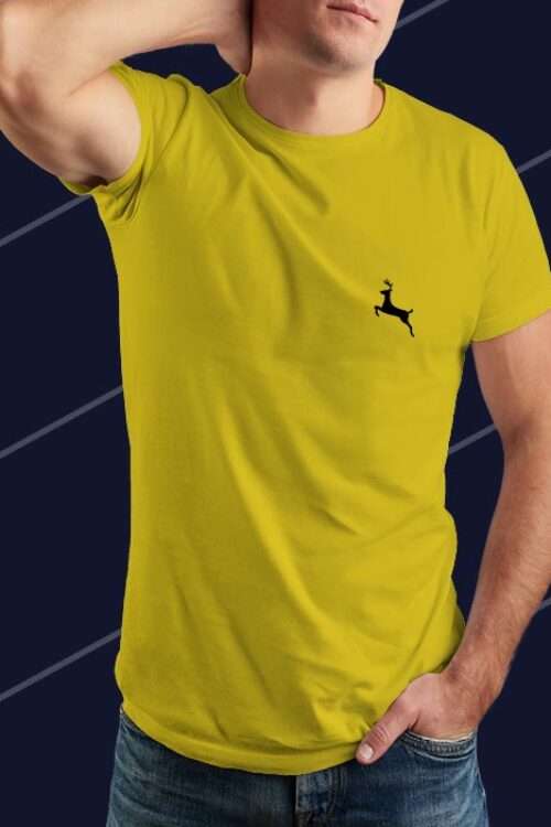 Classy DeerT-shirt Mustard