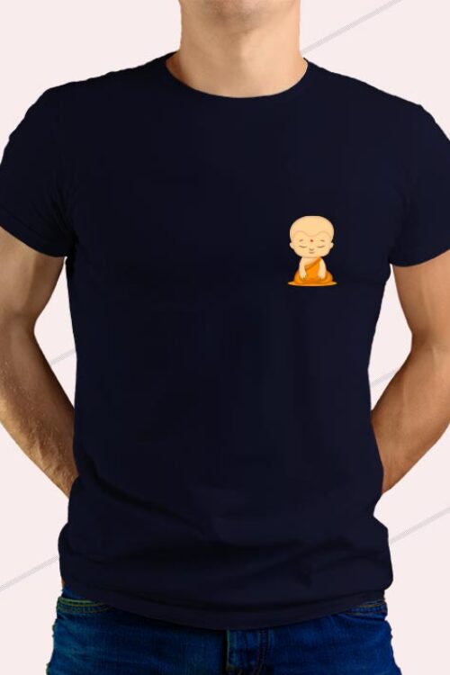 Buddha Navy Blue T-shirt for man