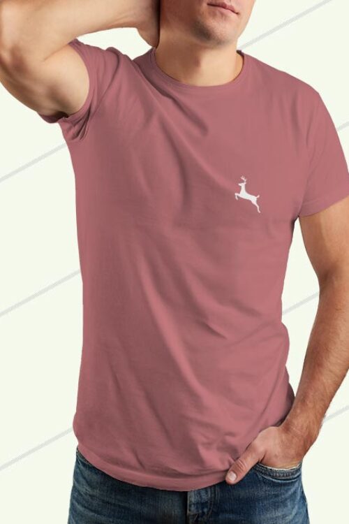 Classy Deer T-shirt Peach