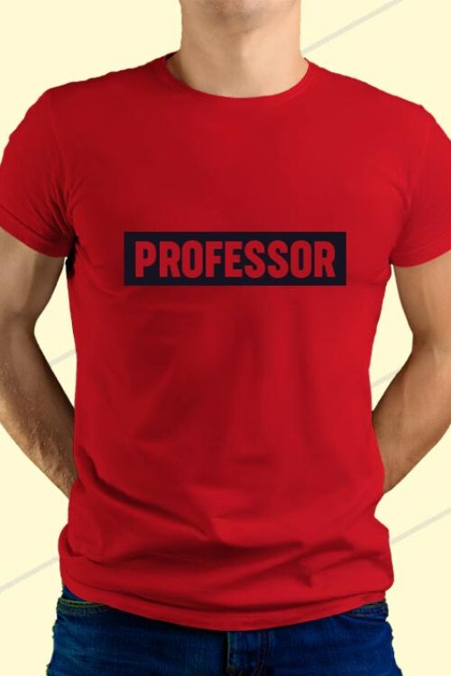 Smart Professor T-shirt Red