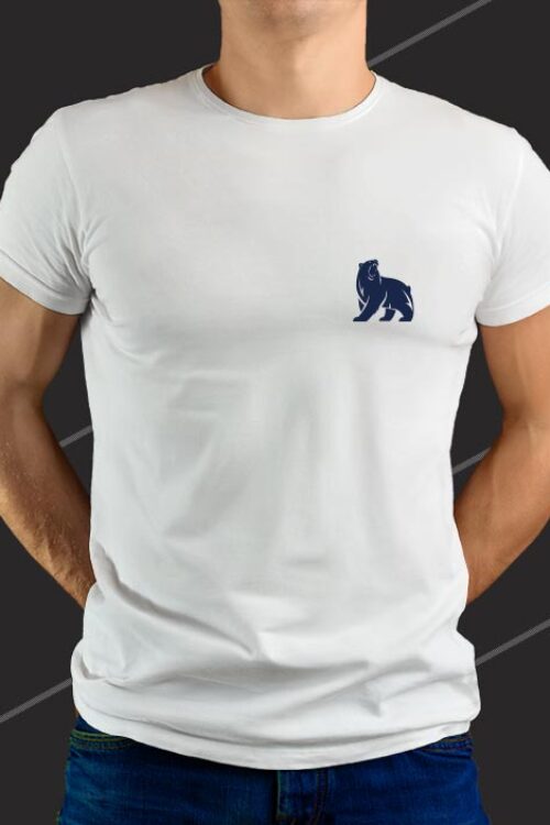 Bear T-shirt White For Man